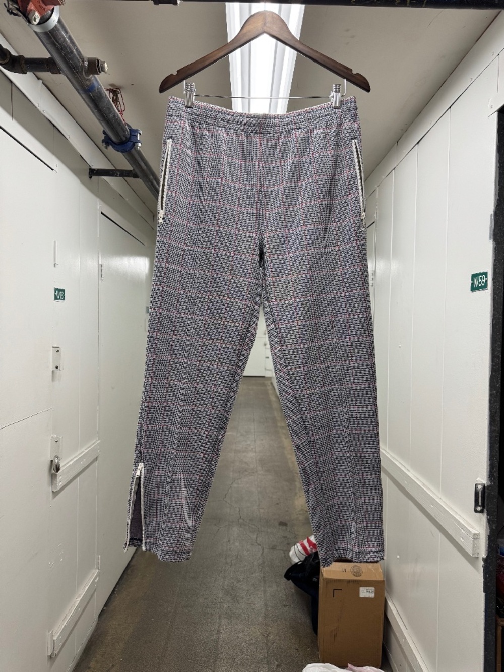 Todd Snyder x Converse Jack Purcell Racquet Club Plaid Houndstooth Zip Pants